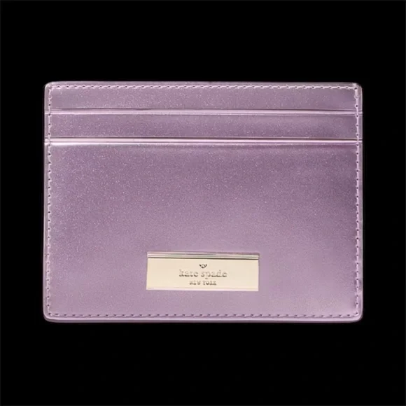 Kate Spade Kenzie Boxed Glitter Small Cardholder (Style Number KJ016) - Picture 2 of 4